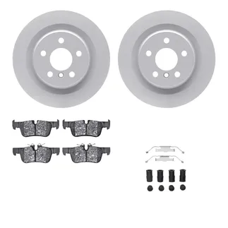 R1 Concepts WDTH1-31092 Brake Rotors - Carbon Coated W/ Euro Ceramic Pads & Hdw